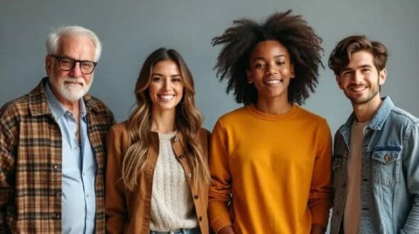 Cómo nos percibe la IA generación a generación